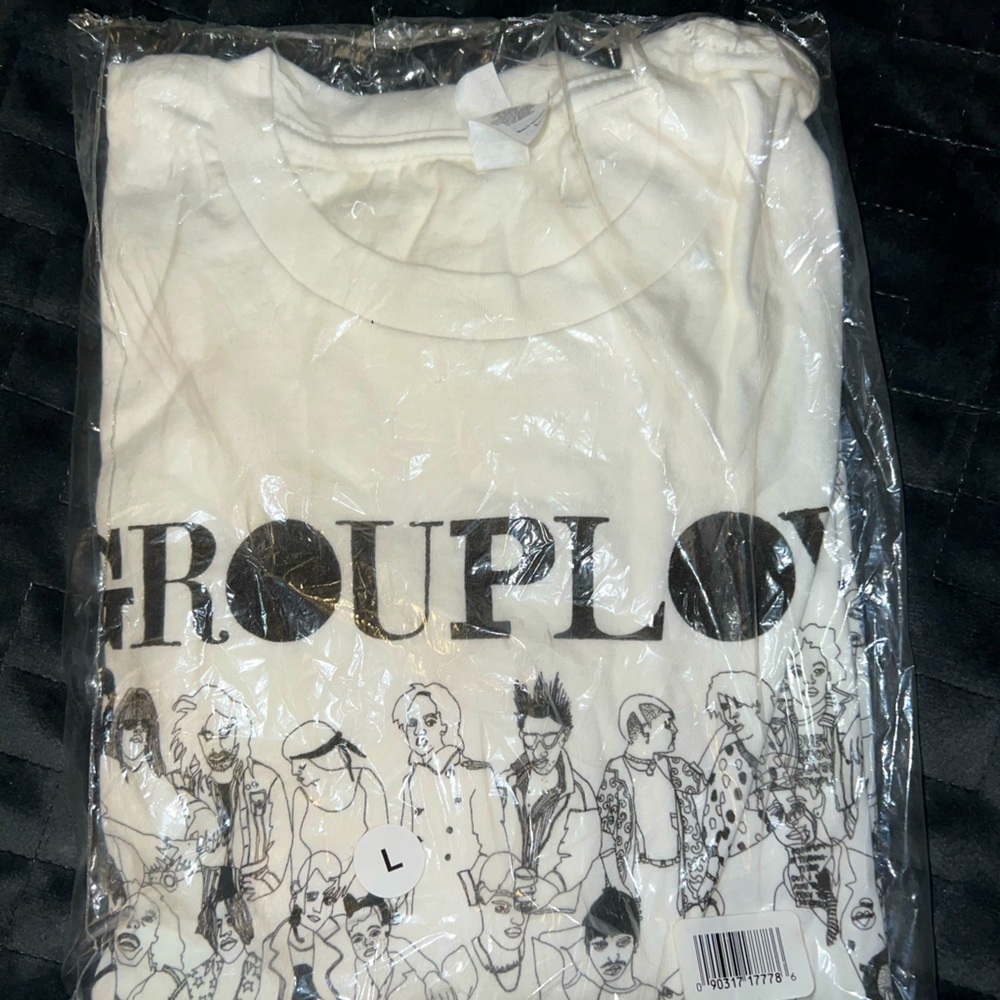 GROUPLOVE - NEW Big Mess Tee T Large L Shirt Rare Gently Worn Music Band Han…